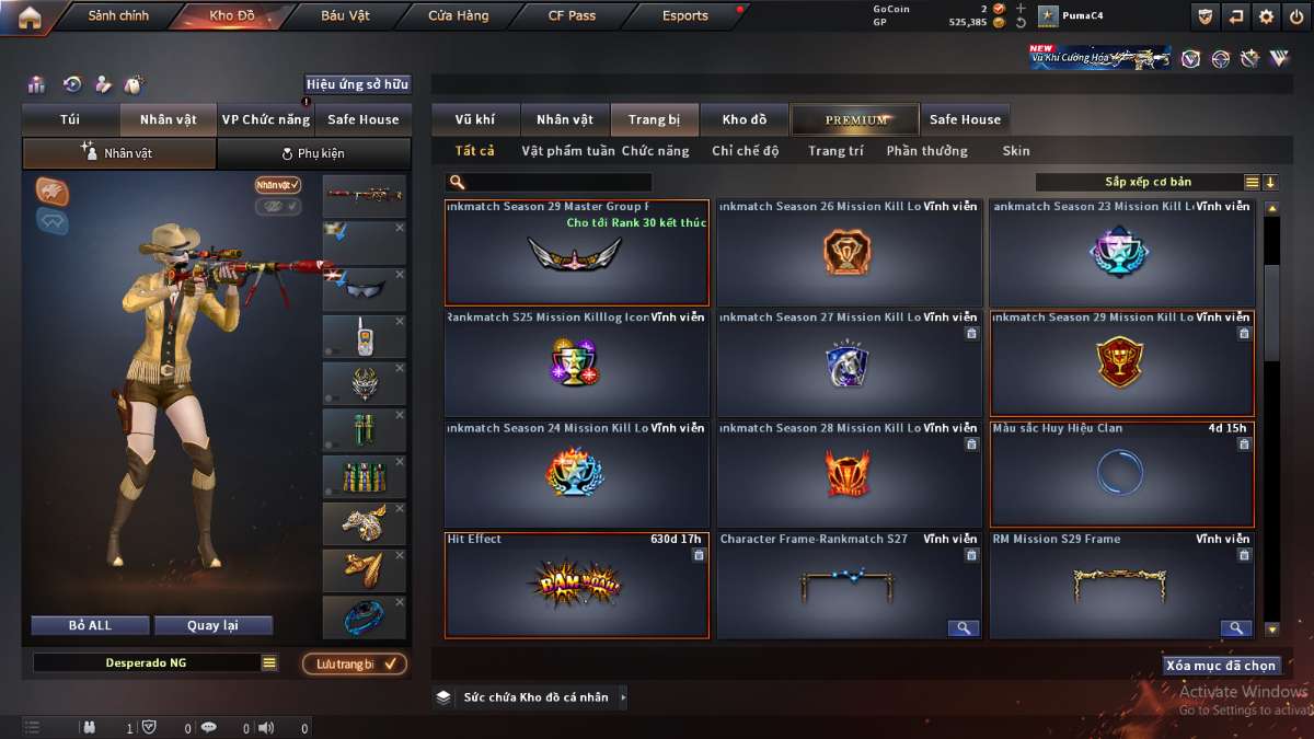 shop acc cf uy tin gia re